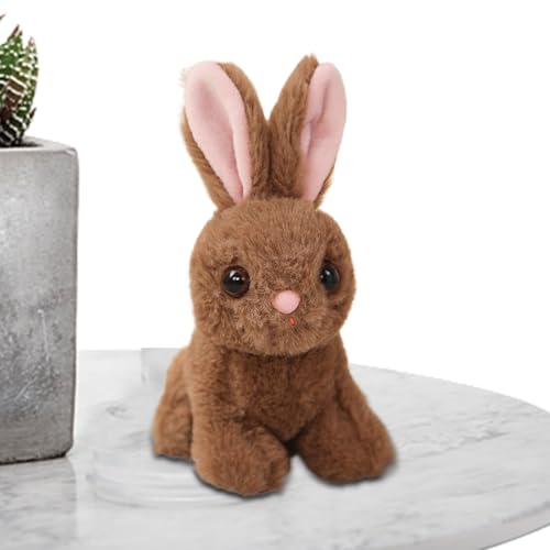 Luckxing Ausgestopfte Kaninchen realistische, realistische Hasen ausgestopfte Tiere, Kinder schlafen Spielzeughasen, Home Decor Plushie Toy, realistische Stofftierkaninchenpuppe für und Mädchen von Luckxing