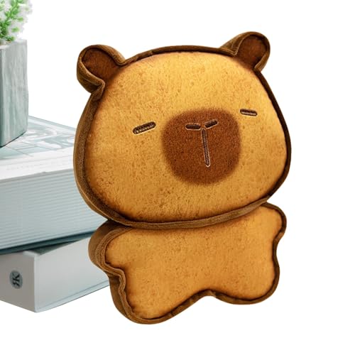 Luckxing Capybara Stuffed Animal, Capybara Plüschpuppe,Süße Puppenkissen Toast Capybara Plüschspielzeug | Soft Doll Home, einfallsreiches Spiel Plüschzimmer, Stoffspielzeug für Kinder und von Luckxing