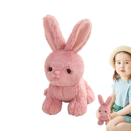 Luckxing Realistische Hasen ausgestopfte Tiere, Kaninchengestopfte Tier realistisch - Kinder schlafen Spielzeughasen,Home Decor Plushie Toy, realistische Stofftierkaninchenpuppe für und Mädchen von Luckxing