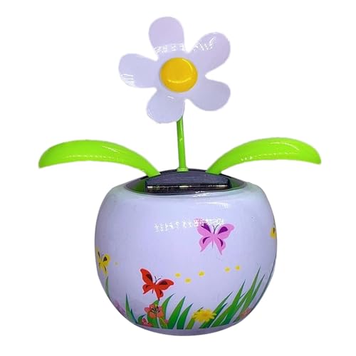 Wackelfigur Blume, Solar Tanzende Blume Solarblume Wackelfigur Wackelblume Solar Solarbetriebene Wackelblume Solar Wackelblumen Solar Wackelblume Solarblume Wackelfigur Blume Für Auto Haus Oder Büro von Luckxing