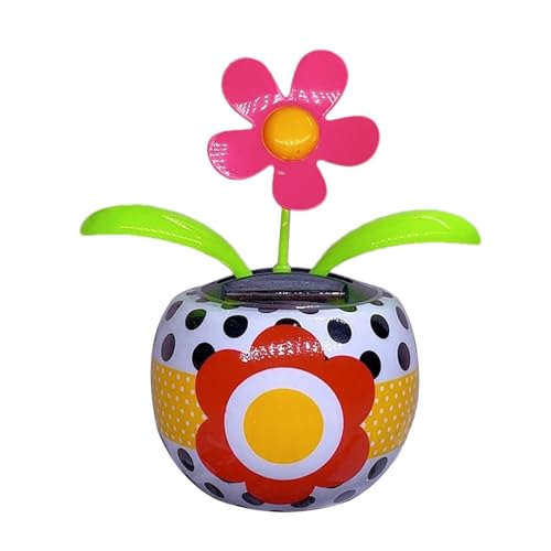 Wackelfigur Blume, Solar Tanzende Blume Solarblume Wackelfigur Wackelblume Solar Solarbetriebene Wackelblume Solar Wackelblumen Solar Wackelblume Solarblume Wackelfigur Blume Für Auto Haus Oder Büro von Luckxing