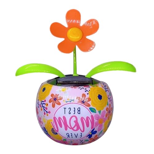 Wackelfigur Blume, Solar Tanzende Blume Solarblume Wackelfigur Wackelblume Solar Solarbetriebene Wackelblume Solar Wackelblumen Solar Wackelblume Solarblume Wackelfigur Blume Für Auto Haus Oder Büro von Luckxing