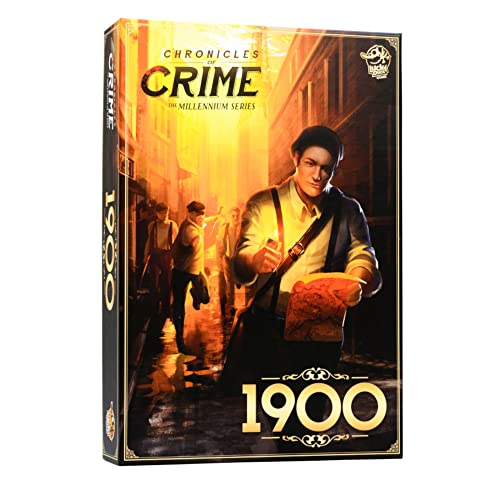 Lucky Duck Games - Chronicles of Crime: Millenium 1900 | Französische Version | Brettspiel | Gesellschaftsspiel | ab 12 Jahren | 1 bis 4 Spieler | 60-90 Minuten | kooperatives Spiel von Lucky Duck Games