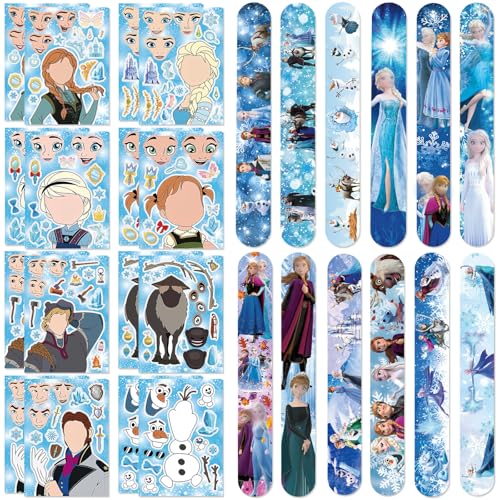 Luclay Froze Queen 28 Stück Pinata Füllung Spielzeug, Schnapparmband Kinder Aufkleber Geschenktüten, Party Mitgebsel Kindergeburtstag Set, Party Geschenke Mitbringsel für Mädchen Jungen Luclay Froze Queen 28 Stück Pinata Füllung Spielzeug, Schnapparmband Kinder Aufkleber Geschenktüten, Party Mitgebsel Kindergeburtstag Set, Party Geschenke Mitbringsel für Mädchen Jungen von Luclay