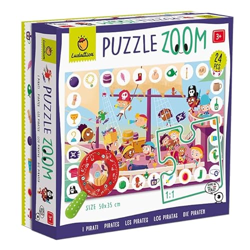 Ludattica 23034 Kinderpuzzle, Mehrfarbig, Varios von Ludattica