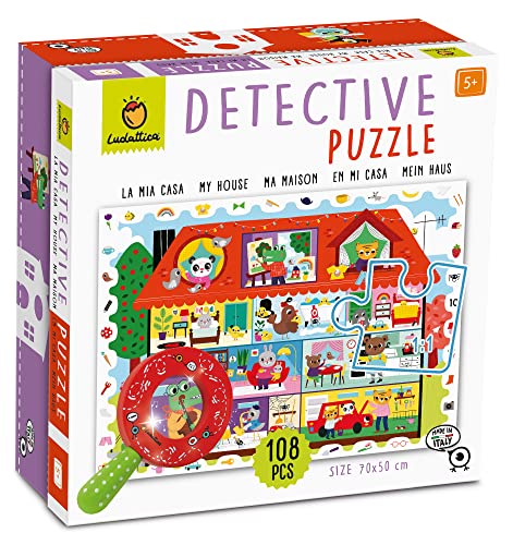 Ludattica Baby Detective Puzzle 108 Pcs My Home Merchandising von Ludattica