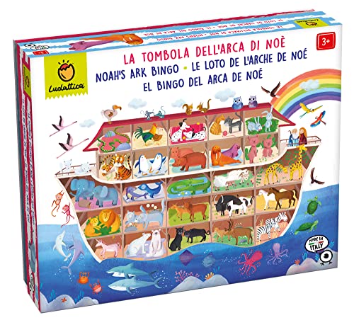 Ludattica - Die Tombola der Arche Noah - Spiel für Kinder ab 3 Jahren - Tombola dei Animal - Made in Italy von Ludattica