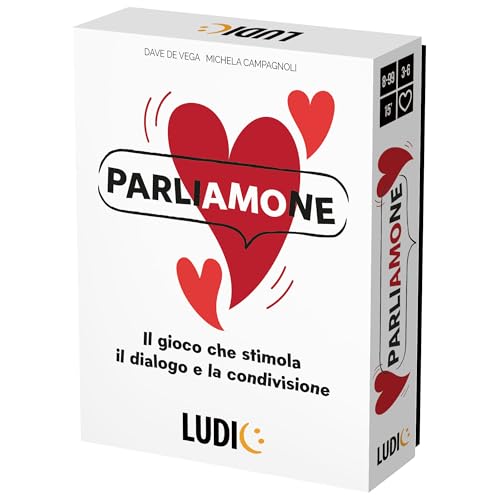 Ludic - ParliAMOne - Das Spiel, das den Dialog und das Teilen anregt - für 3 bis 6 Spieler, Jahre 8+, EIN Gesellschaftsspiel für die ganze Familie - Made in Italy | IT60988 von Ludic