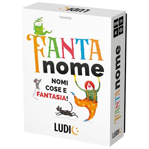 Ludic - ArtisticaMente - Das Spiel der Genialen Designs - Gesellschaftsspiel 3-6 Spieler, Jahre 8+, EIN Spiel der Fantasie, seitliches Denken und Zeichnen für die ganze Familie - Made in Italy | von Ludic