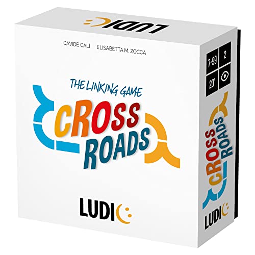 Ludic Crossroads Mu53467 Gesellschaftsspiel für die Familie für 2 Spieler, hergestellt in Italien von Ludic