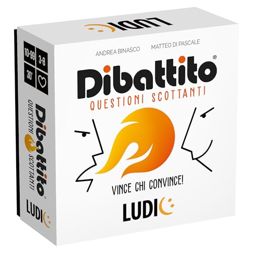 Ludic Debatte schockierende Themen gewinnt wer überzeugt! IT59728 Gesellschaftsspiel für die Familie für 3-8 Spieler Made in Italy Ludic Debatte schockierende Themen gewinnt wer überzeugt! IT59728 Gesellschaftsspiel für die Familie für 3-8 Spieler Made in Italy von Ludic