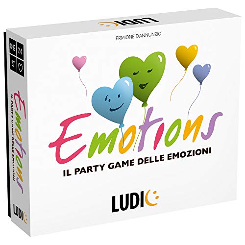 Ludic Emotions Das Partyspiel der Emotionen It27729 Gesellschaftsspiel für die Familie für 2-4 Spieler, Made in Italy von Ludic