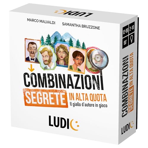 Ludic Geheime Kombinationen das Gelb des Autors im Spiel von Marco Malvaldi It57335 Gesellschaftsspiel für die Familie für 2-10 Spieler Made in Italy von Ludic