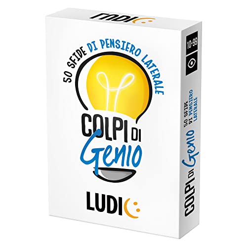 Ludic Genius Schüsse 50 Seitliches Denken Herausforderungen It51128 Gesellschaftsspiel Größe Reise Für 1+Spieler von Ludic