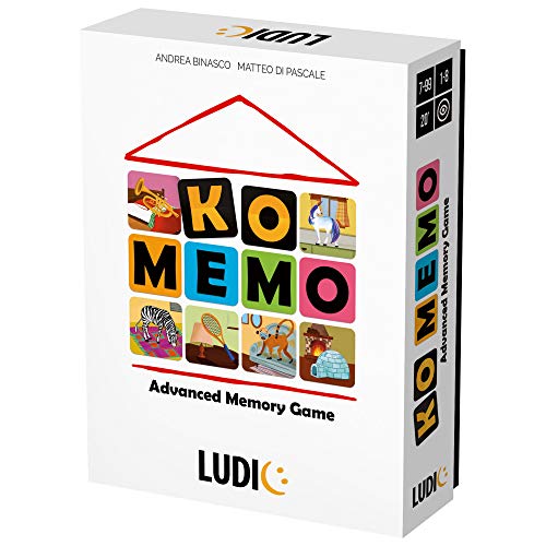 Ludic - KO Memo - Gesellschaftsspiel für die ganze Familie, Mehrfarbig von Ludic