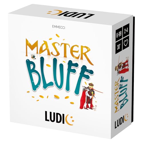 Ludic Masterbluff Wer lügt? Mu27460 Gesellschaftsspiel Für Die Familie Für 3-5 Spieler Made In Italy von Ludic