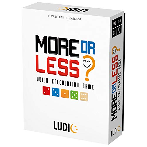 Ludic - More or Less? - Gesellschaftsspiel für die ganze Familie, Mehrfarbig Ludic - More or Less? - Gesellschaftsspiel für die ganze Familie, Mehrfarbig von Ludic
