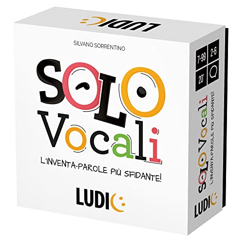 Ludic Solo Vocali L'Erfinder-Parole It53443 Gesellschaftsspiel für die Familie für 2-6 Spieler, hergestellt in Italien von Ludic