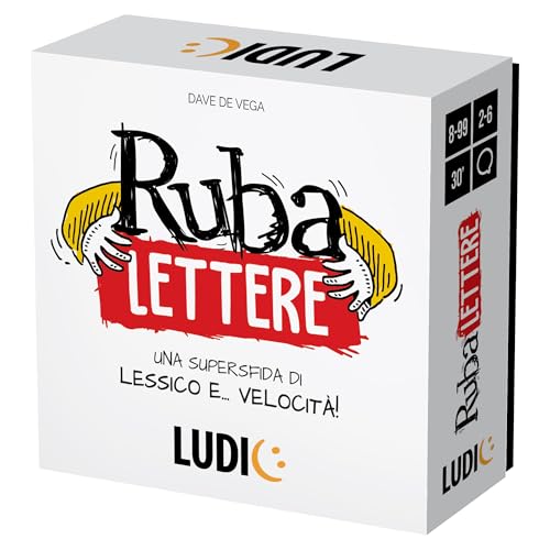 Ludic Rubaletter! IT59858 Gesellschaftsspiel für die Familie für 2-6 Spieler, hergestellt in Italien von Ludic