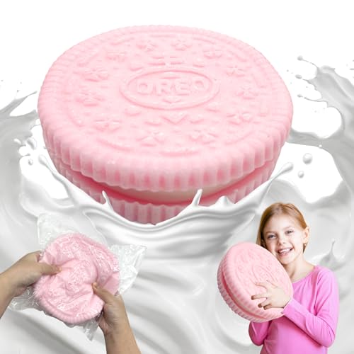 Kneadle-Big Pink Biscuit Quetschspielzeug XL1Stk von Ludihive