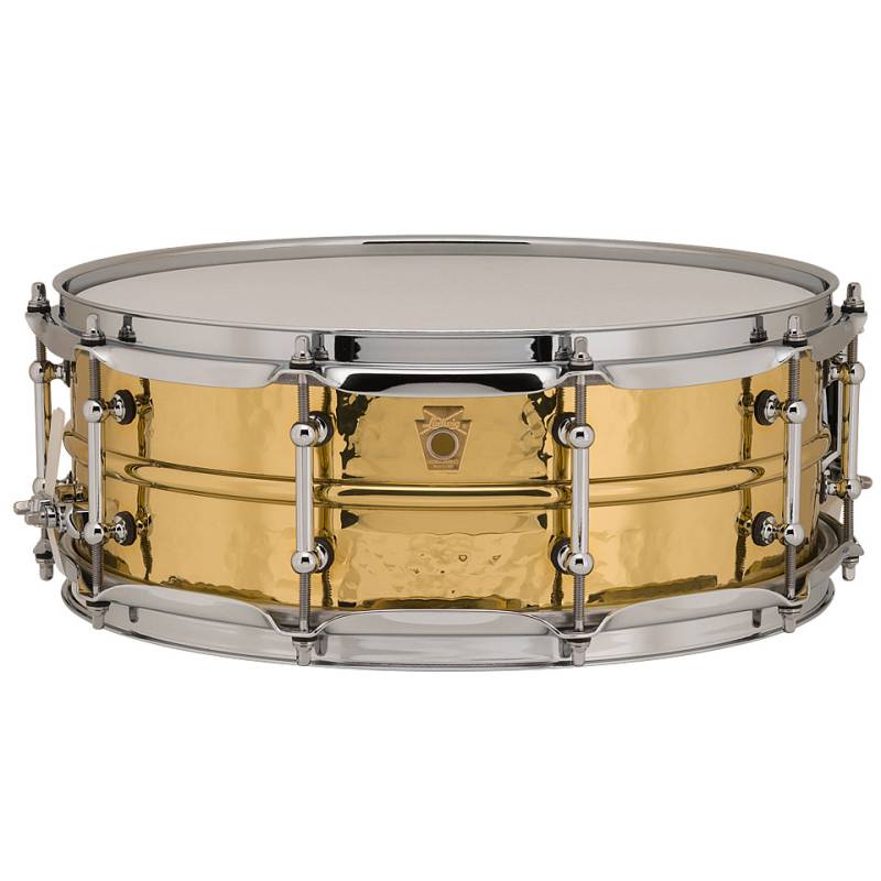 Ludwig Brass Phonic LB420BKT 14" x 5,5" Hammered Brass Snare Drum von Ludwig