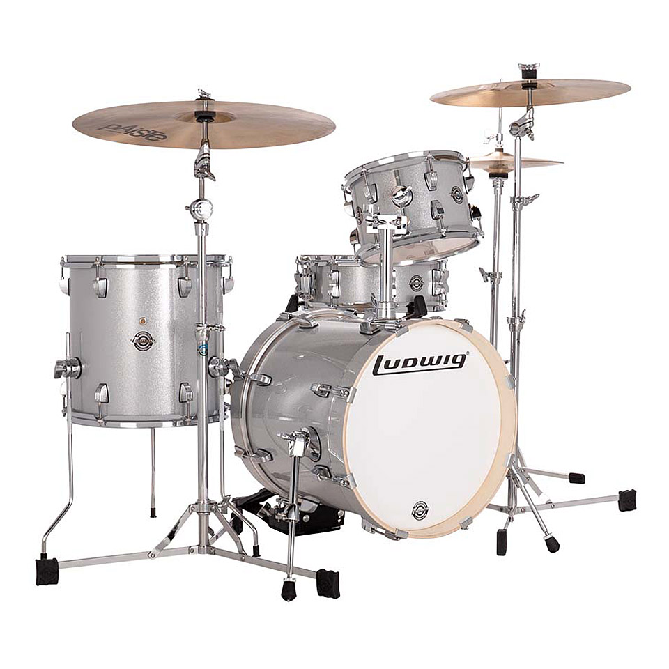 Ludwig Breakbeats LC2797 Silver Sparkle Schlagzeug von Ludwig