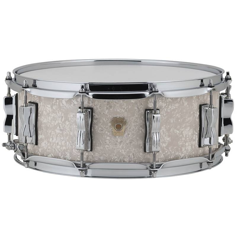 Ludwig Classic Maple 14" x 5" Vintage White Marine Snare Drum von Ludwig