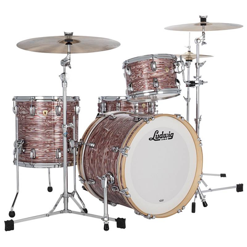 Ludwig Classic Maple Downbeat 20" Vintage Pink Oyster Schlagzeug von Ludwig