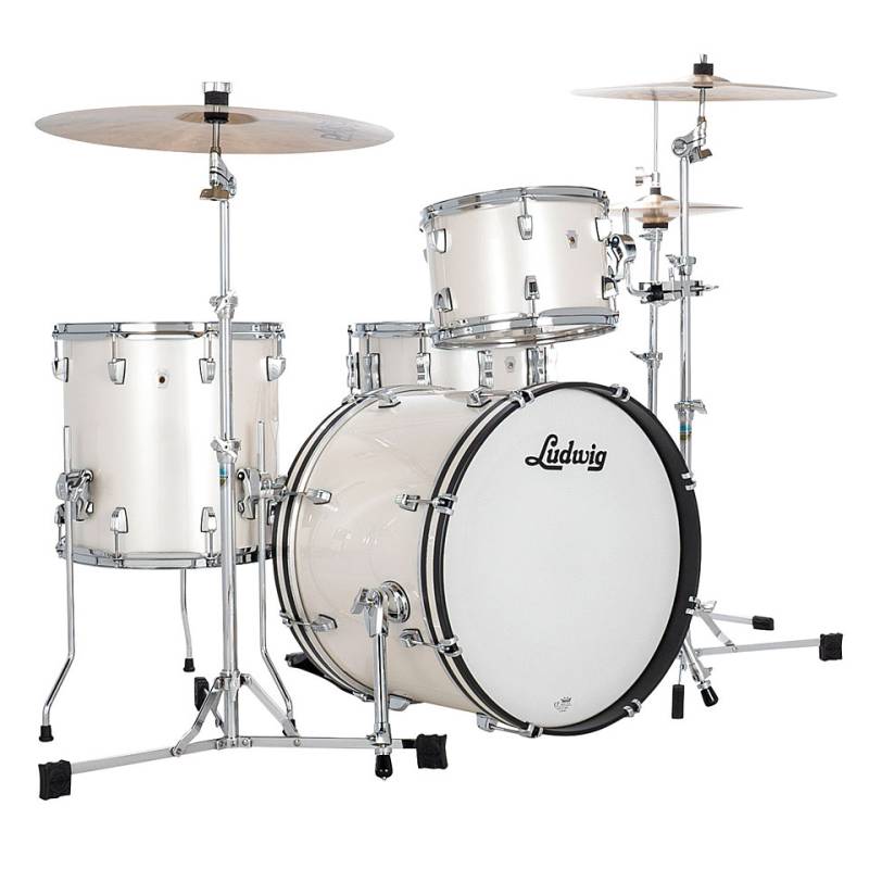 Ludwig NeuSonic Downbeat 20" Silver Silk Schlagzeug von Ludwig