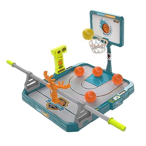 Lueear Basketball-Tischspiel für Kinder, Desktop-Basketballspiel,Mini-Fingerspitzen-Basketballset für Kinder - Mini-Tischspiele mit Timer-Funktion für Schule, Zuhause, Teambuilding, Reisen, Partys von Lueear