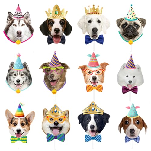 36 Stück Hunde Cupcake Topper, Tortendeko Hunde Muffin Deko Geburtstag, Kuchen Dekoration für Dog Theme Birthday Party Dekorationen 36 Stück Hunde Cupcake Topper, Tortendeko Hunde Muffin Deko Geburtstag, Kuchen Dekoration für Dog Theme Birthday Party Dekorationen von Lufdegim