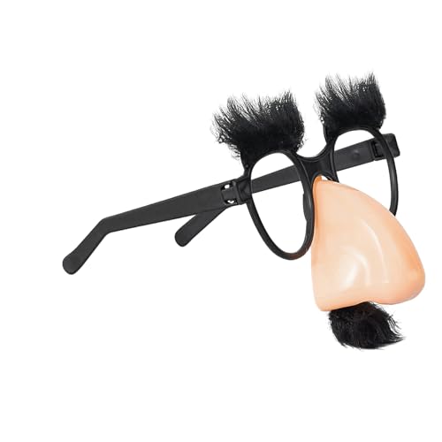 Lustige Disguise Gläser Brille mit Nase und Schnurrbart Große Nase Halloween Dekorative Brille Party Performance Maskerade Karneval Cosplay Requisiten Lustige Disguise Gläser Brille mit Nase und Schnurrbart Große Nase Halloween Dekorative Brille Party Performance Maskerade Karneval Cosplay Requisiten von Lufdegim