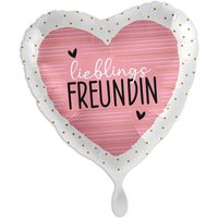 "Lieblingsfreundin", Herzförmiger Folienballon von Luftballon-Markt GmbH