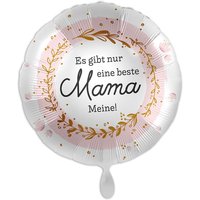 "Nur eine beste Mama", runder Heliumballon Ø 34 cm von Luftballon-Markt GmbH