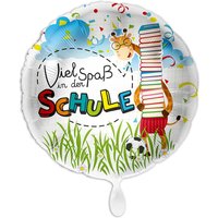 "Viel Spaß in der Schule" Ballon Einschulung für Luft u. Heliumfüllung von Luftballon-Markt GmbH