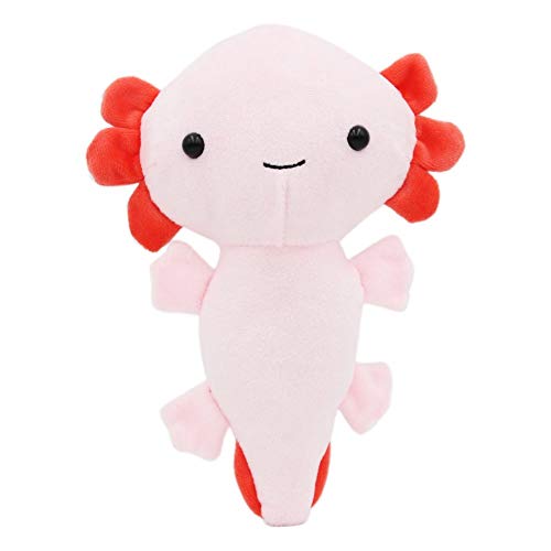 Lulezon Mexikanische Salamander Axolotl Plüschpuppe Stofftier Puppe 20 cm von Lulezon