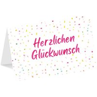 "Herzlichen Glückwunsch" Grußkarte inkl. Umschlag von Luma