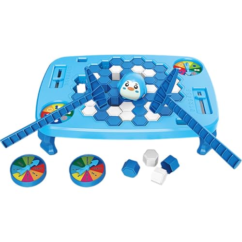 Break Ice Brettspiel – Eisbrecher-Spiele für Kinder | Eisbrecher-Spiel Beobachtung und Koordination verbessern | Lovely Save Penguin Ice Breaking Toys, Unterhaltungs-Puzzlespiel zur Entwicklung von G von Lumiscent