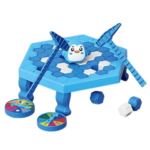 Break Ice Brettspiel – Eisbrecher-Spiele für Kinder | Eisbrecher-Spiel Beobachtung und Koordination verbessern | Lovely Save Penguin Ice Breaking Toys, Unterhaltungs-Puzzlespiel zur Entwicklung von G von Lumiscent