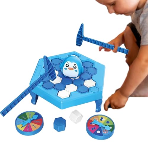 Break Ice Brettspiel – Eisbrecher-Spiele für Kinder | Eisbrecher-Spiel Beobachtung und Koordination verbessern | Lovely Save Penguin Ice Breaking Toys, Unterhaltungs-Puzzlespiel zur Entwicklung von G von Lumiscent