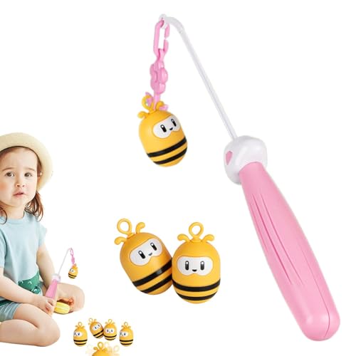 Lumiscent Bienen-Angelspielzeug, Kinder-Angelspielzeug-Spiele, Little Bee Angelspielset, 2-in-1 Little Bee Fishing Lernspielzeug, Spielset für Feinmotorik von Lumiscent