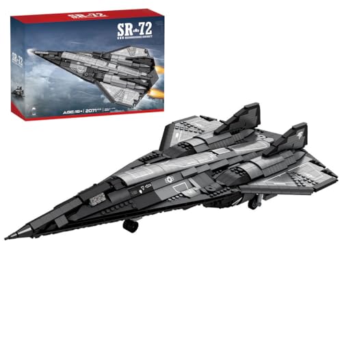 Lumitex Darkstar SR-72 Blackbird Bauklötze, 1:35 Militär UAV-Drohne Flugzeugle Baustein-2071 Klemmbausteine Baustein Flugzeug für Erwachsene, Entworfen von bru_bri_mocs von Lumitex