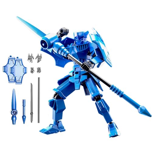 Lunaobrik -Actionfiguren,Mehrgelenk-Actionfiguren - -gedruckte bewegliche Actionfigur mit Mehreren Gelenken - 13 cm große, einzigartige, bewegliche Roboter-Actionfigur mit Mehreren Gelenken für von Lunaobrik