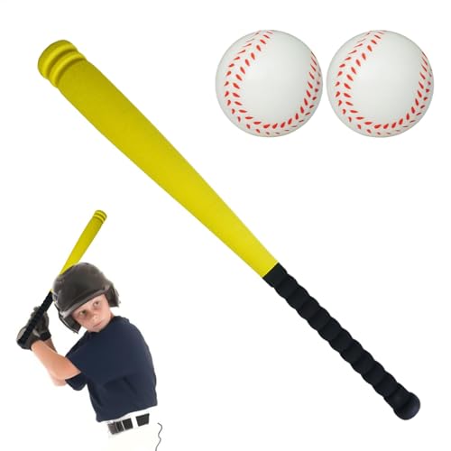 Lunaobrik Kinder-Baseball-Spielzeug,Kinder-Baseball-Trainingsausrüstung - 3X/Set Baseball-Schlagset | Lustiges Baseball-Set für Kinder, rutschfestes Outdoor- und Indoor-Sportspielzeug für Spaß, von Lunaobrik