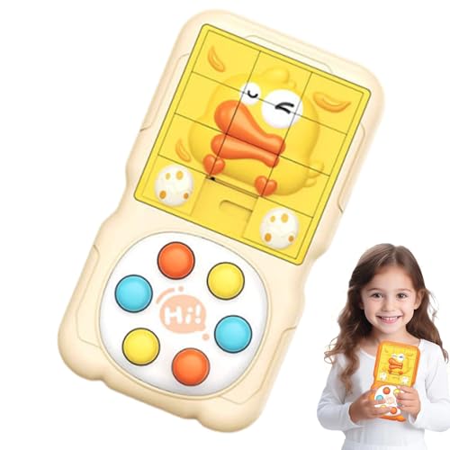 Lunaobrik Push-Bubble-Spiel, schnelles Push-Spiel-Zappelspielzeug - Interaktive Push-Spielmaschine | Schnelle Push-Puzzle-Spielmaschine für Kinder von 3–12 Jahren, pädagogisches sensorisches von Lunaobrik