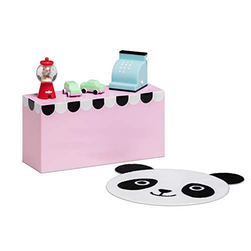 Melody Jane 60-5011-00 Lundby Zubehör Einkaufen, Rosa Weiß, Rot, Blau. Schwarz, M von Melody Jane