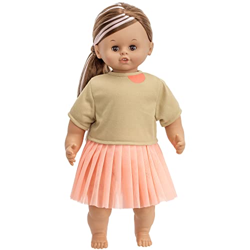 Lundby Sprechende Puppe Weichkörper Victoria - Interaktive Puppe mit Langen Haaren - Baby Puppe ab 3 Jahre - Stoffpuppe Mädchen - Babypuppen lebensecht mit Funktion - Baby Doll Puppen Set 45cm von Lundby