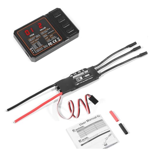 Luobannm 40A Brushless ESC 2-3S Lipo Unterstützung BEC Ausgang mit Programmierkarte für RC Auto Boot Flugzeug DIY Teile Luobannm 40A Brushless ESC 2-3S Lipo Unterstützung BEC Ausgang mit Programmierkarte für RC Auto Boot Flugzeug DIY Teile von Luobannm