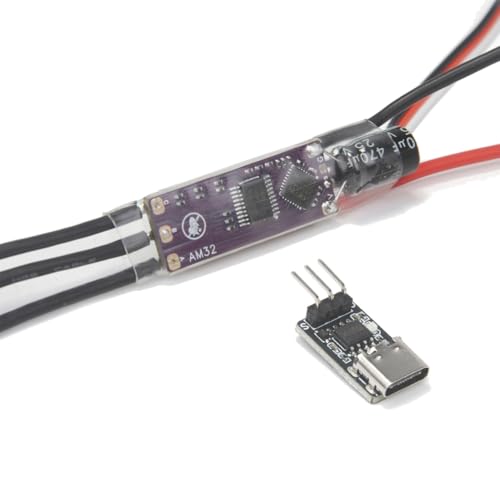 Luobannm AM32 32-Bit ESC 2-4S 40A Geschwindigkeitsregler Unterstützt PWM/DSHOT/Sine für RC Auto, Crawler, Drohne Bürstenloser Motor Luobannm AM32 32-Bit ESC 2-4S 40A Geschwindigkeitsregler Unterstützt PWM/DSHOT/Sine für RC Auto, Crawler, Drohne Bürstenloser Motor von Luobannm