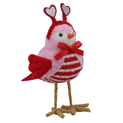 Luobannm -Dekoration zum Valentinstag, Plüschtier, Vogelpaar-Statue, Geeignet Als Haarband für die Tischdekoration zu Hause bei der Hochzeit von Luobannm